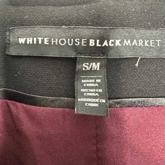White House Black Market Cape S/M Double Breasted Chic Preppy Classic - Picture 3 of 7